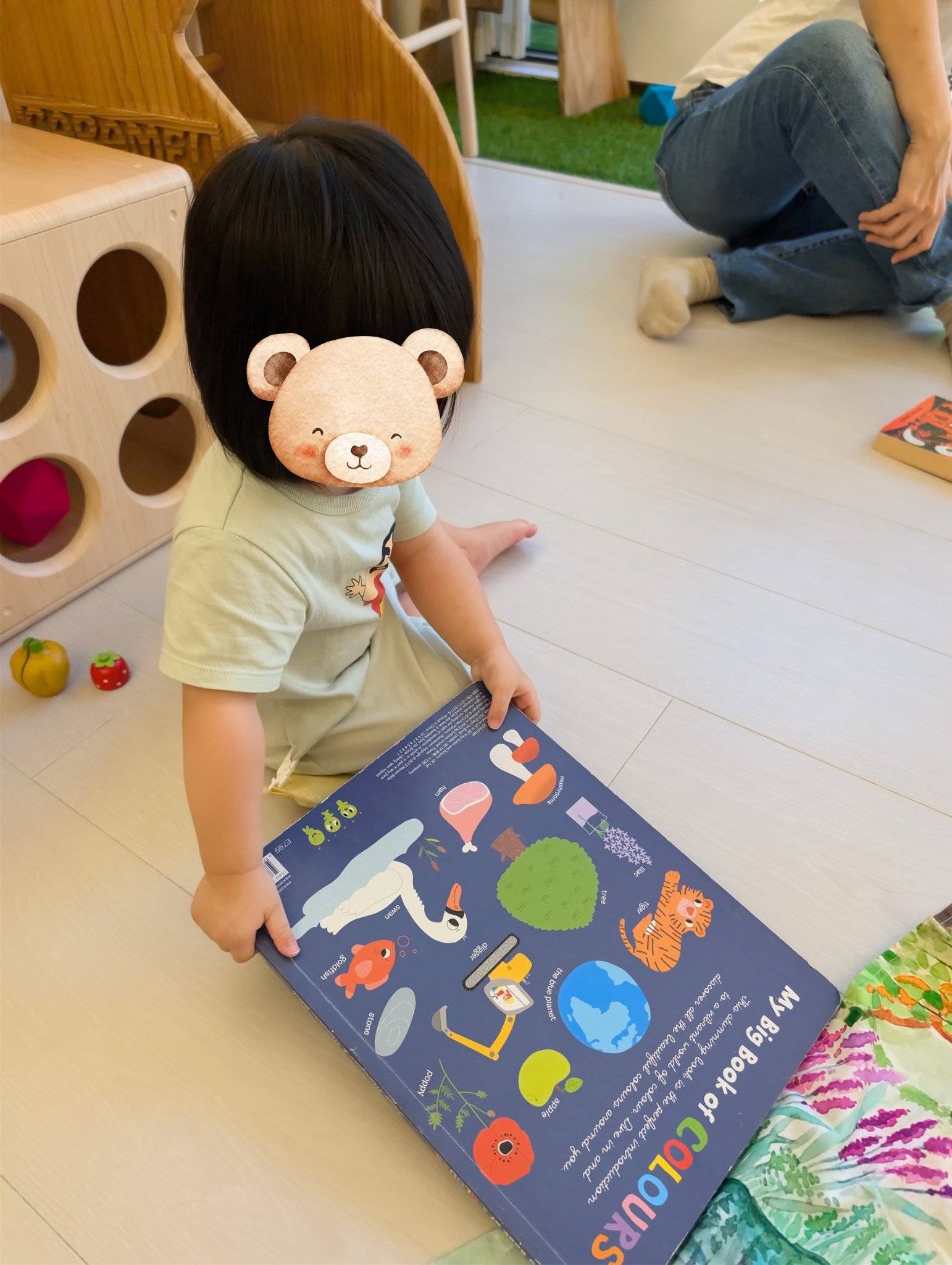 play with me moment book lover picture book my big book of colours bilingual family early literacy colour learning