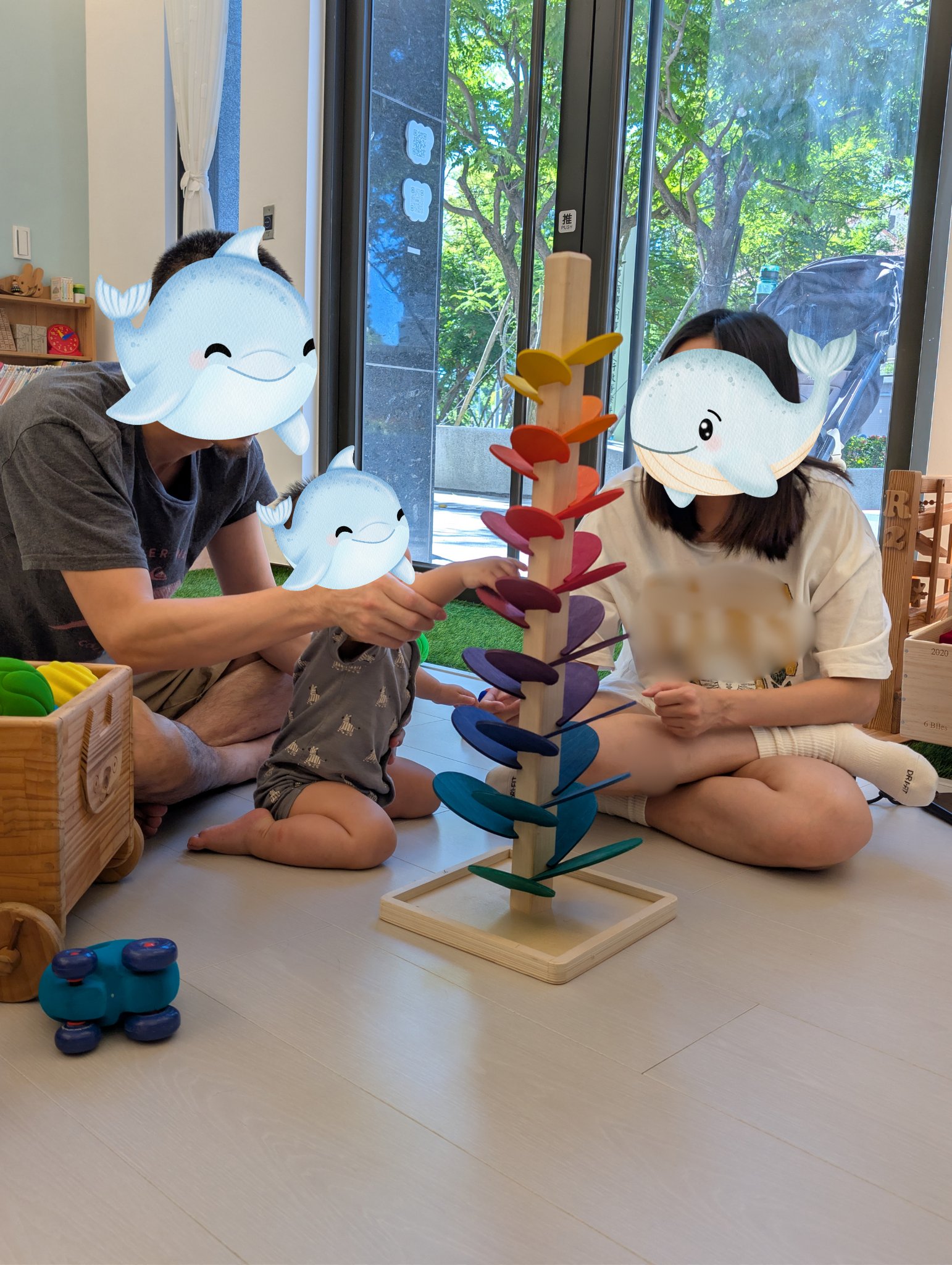 play with me moment daddy daughter time flower music tree sound play cause and effect together with love grunspecht