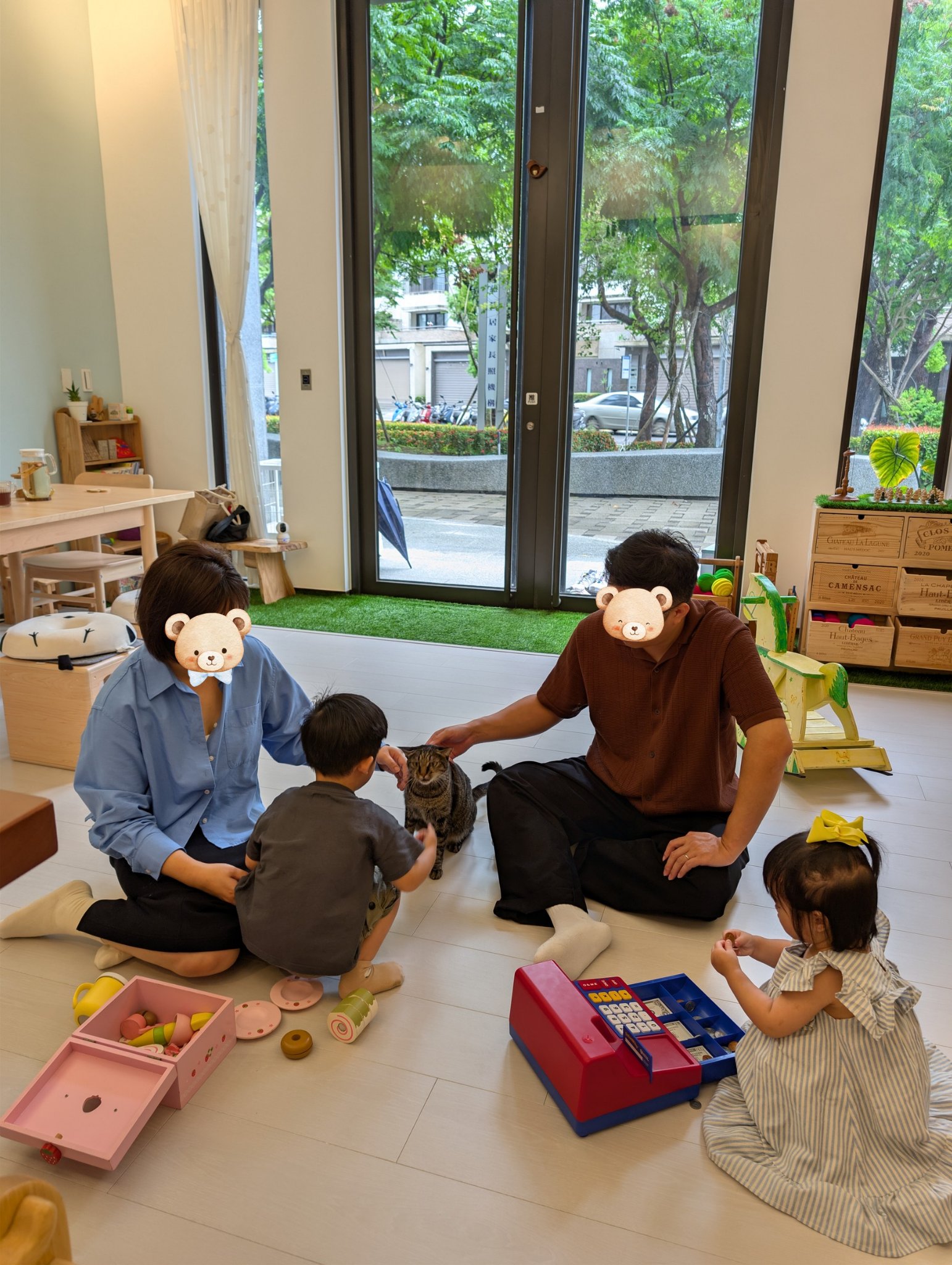 play with me moment family circle cat lover family gentle hands social emotional learning life learning pretend play