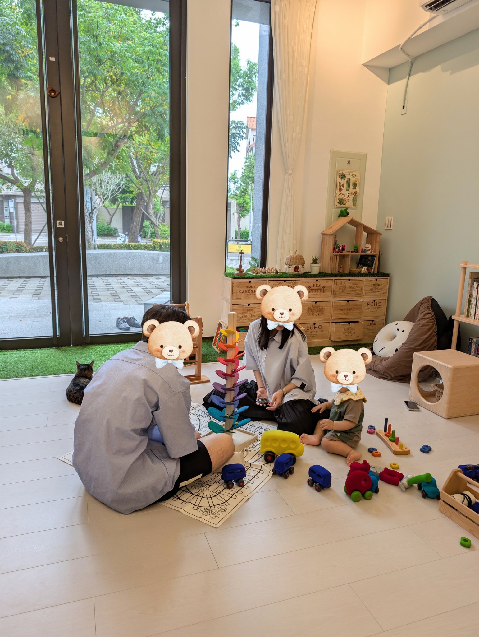 play with me moment family time block play colour sorting open ended play ginpond infant