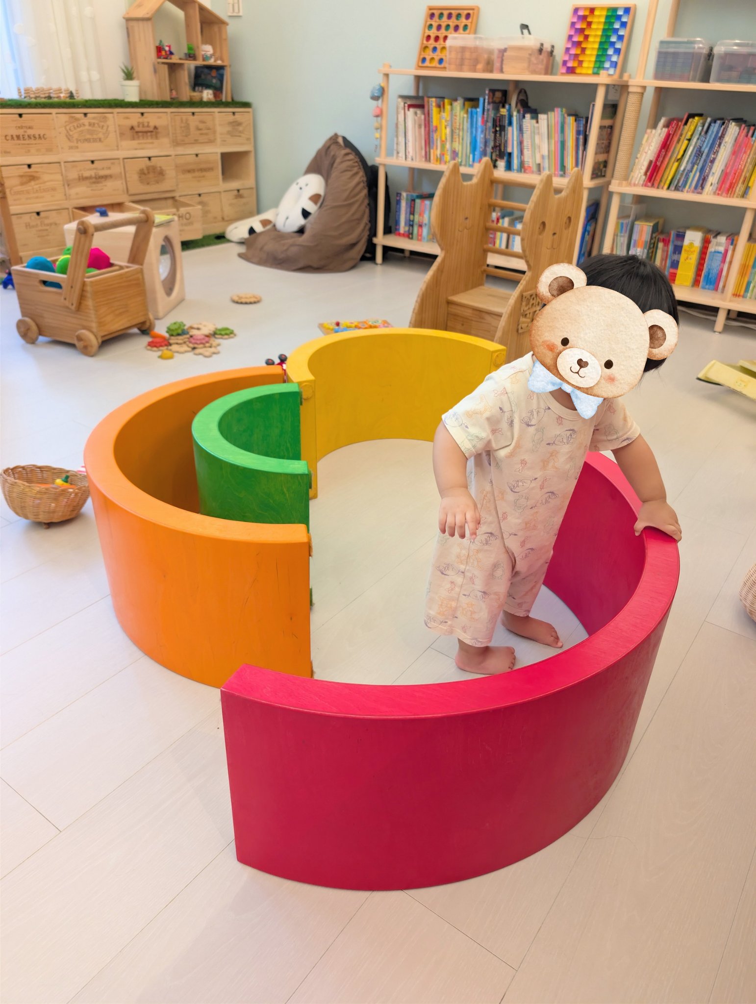 play with me moment little explorer gross motor climbing in and out vestibular body awareness assembling rainbow