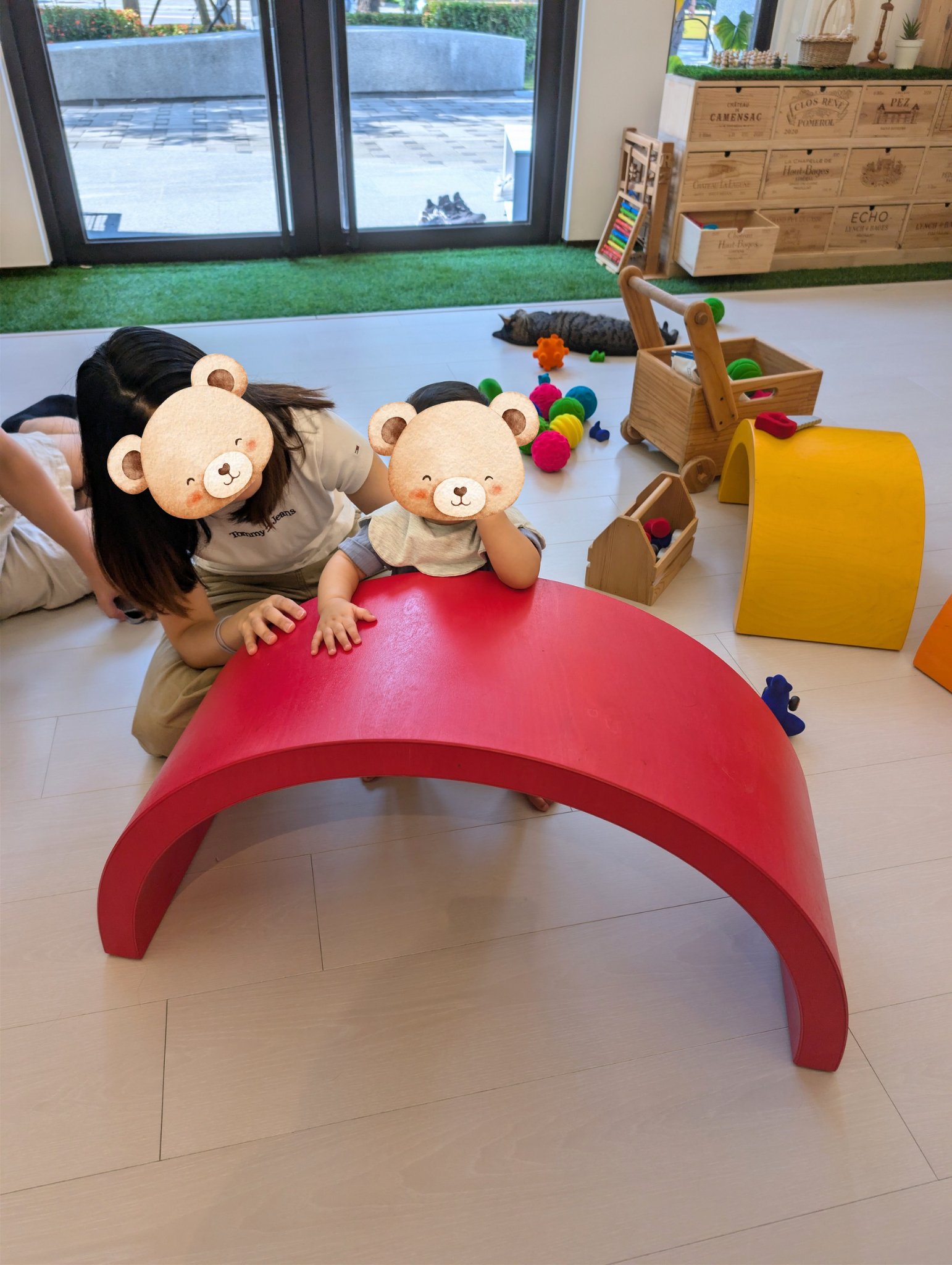 play with me moment parenting together with love balance arch gross motor body awareness precious memory first stand