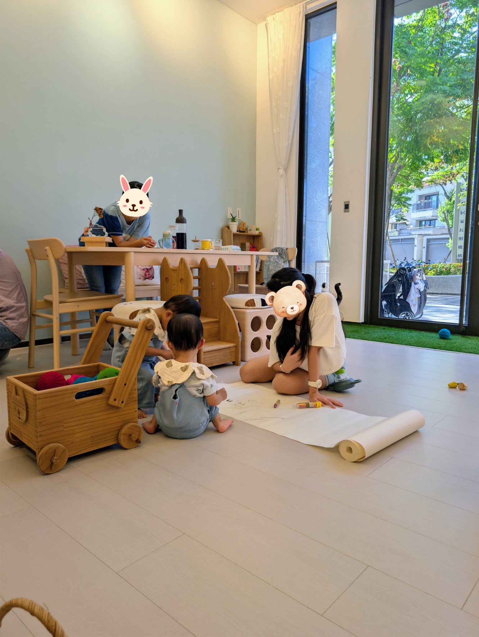play with me moment push walker first steps gross motor draw on the ground twins infant wooden furniture natural