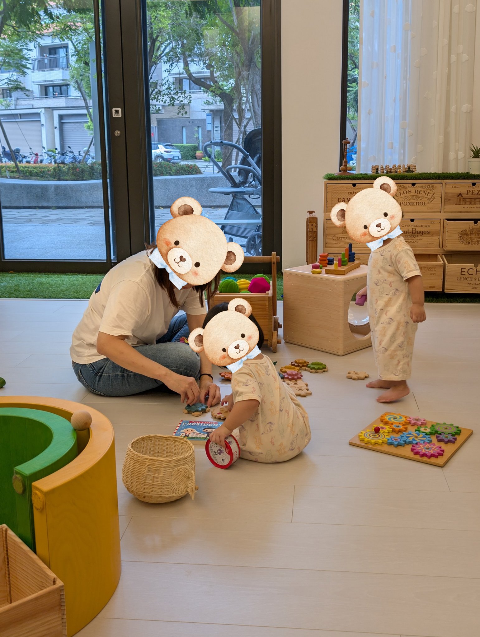 play with me moment quality time parenting twins open ended play loose parts free play child led home vibe lounge